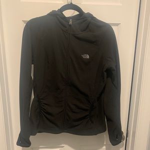 The NorthFace Ladies Black zip up hoodie